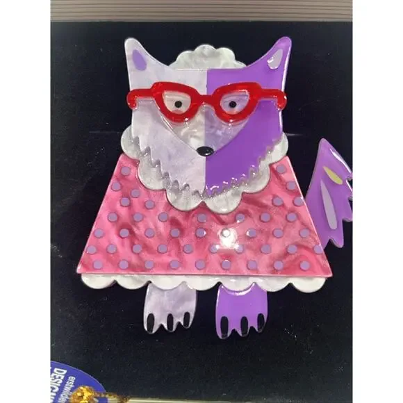 Erstwilder w/Pete Cromer Fairy Tales Brooch That's Not Grandma - Picture 3 of 5